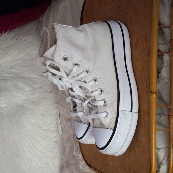 Converse Women's Chuck Taylor All Star Lift Platform Thick Sole Sneakers Sz. 6.5 - Picture 4 of 10